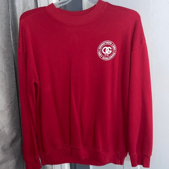 OBEY Worldwide Red Crewneck - Picture 1 of 3